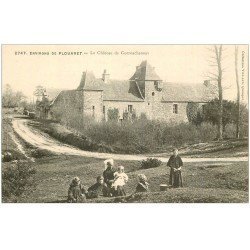 carte postale ancienne 22 CHATEAU DE GUERNACHANNAY. Environs de Plouaret