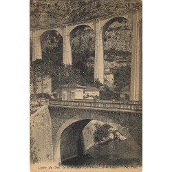 06 GORGES DU LOUP. Le Viaduc ligne du Sud de la France et commerce de Parfums