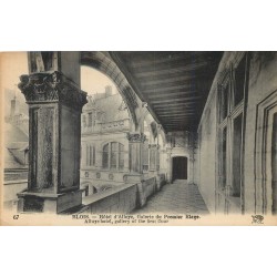 5 x cpa 41 BLOIS. Hôtel Alluye, Cheminée Ecu, Tapisserie, assassinat Duc de Guise & caisson escalier