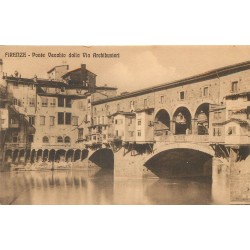 6 cpa FIRENZE. Ponte Vecchio, Loggia Orgagna, Cattedrale, Maria Novella & Galleria Uffizi