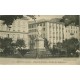 2 cpa BASTIA. Statue Napoléon I° et Place Saint-Nicolas