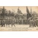 75 PARIS. Fête de l'Indépendance Américaine le 4 Juillet 1918 devant statue de Strasbourg