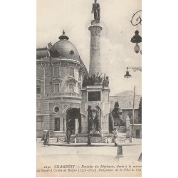 73 CHAMBERY. Fontaine des Eléphants pour Comte de Boigne 1914