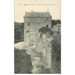 carte postale ancienne 22 DINAN. Château de la Duchesse Anne