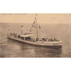 Belgique BLANKENBERGHE. Le bateau d'excursion