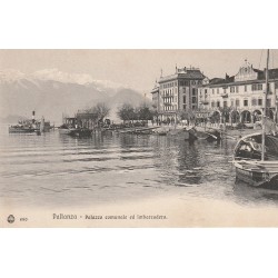 Italia PALLANZA. Palazzo comunale ed imbarcadero