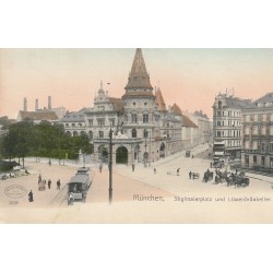 Allemagne MÜNCHEN. Stiglmaierplatz und Löwenbräukeller