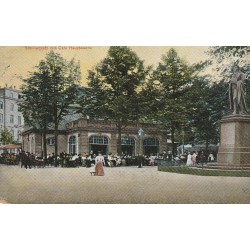 Allemagne FRANKFURT. Schillerplatz mit Café Hauptwache 1909