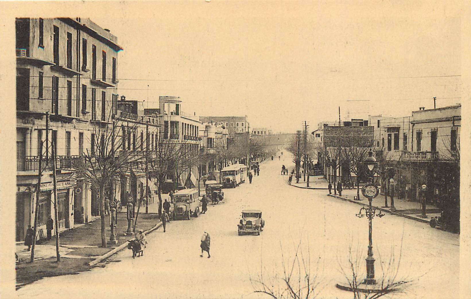 MAROC lot 5 x cpa FEZ. Av Poeymirau, Bab Fatou, Porte Bou-Jeloud, Fez-el-Bali et Souk Fez-Djedid