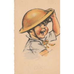 RARE Illustratrice GERMAINE BOURRET. Le petit Soldat Poilu