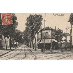 93 NOISY-LE-SEC. Café restaurant "La Fourchette" avenue de Bondy 1911