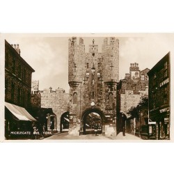 Angleterre Lot 4 x Photo cpa MICKLEGATE BAR YORK