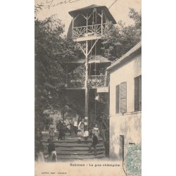 92 ROBINSON. Le Restaurant sur le gros Châtaignier belle animation 1906