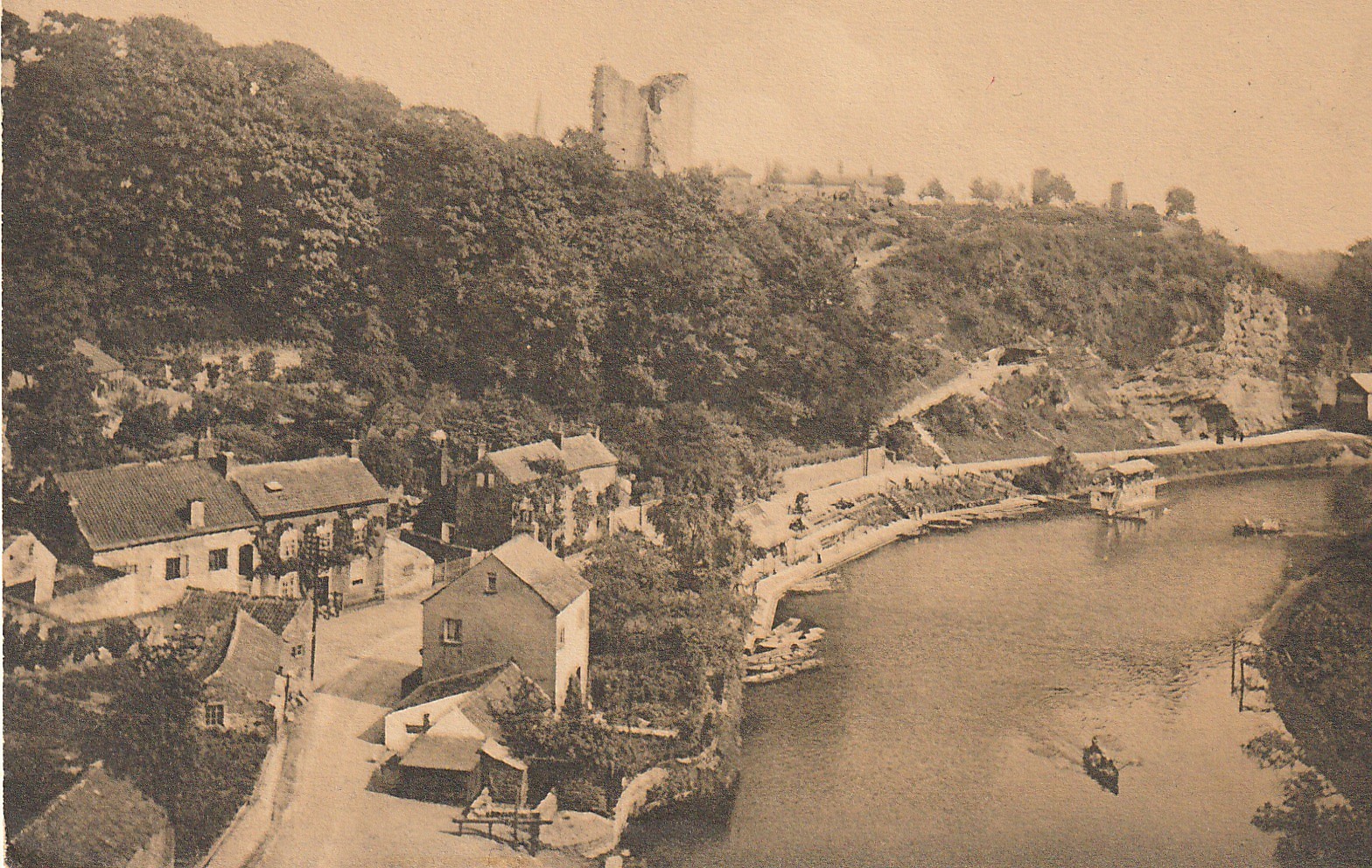 Angleterre KNARESBOROUGH. Castle Hill