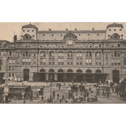 Superbe lot de 6 cpa GARES de PARIS. Saint-Lazare, Montparnasse, du Nord et de l'Est, Orsay et de Lyon...