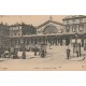 Superbe lot de 6 cpa GARES de PARIS. Saint-Lazare, Montparnasse, du Nord et de l'Est, Orsay et de Lyon...