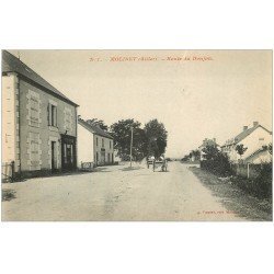 carte postale ancienne 03 MOLINET. Route du Donjon