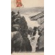 56 QUIBERON. Le Trou du Souffleur avec Pêcheur à la ligne 1916