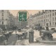 38 GRENOBLE. Fontaine du Château-d'Eau Place Grenette avec tramways et attelages 1911