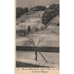 74 MORZINE. La descente Olympique Sports d'Hiver 1949