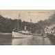 56 AURAY. Le Vapeur de Belle-Isle quittant le Port vers 1912...