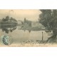 25 BESANCON. Pont Saint-Pierre et Moulin Saint-Paul avec barques de pêcheurs 1905