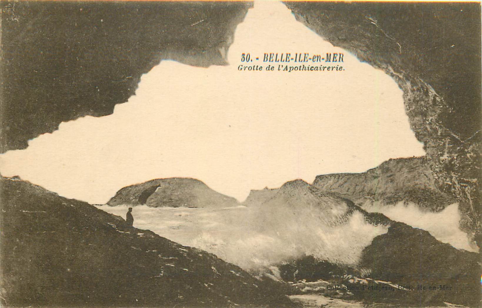 56 BELLE-ILE-EN-MER. Grotte de l'Apothicairerie