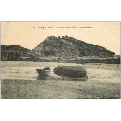 carte postale ancienne 22 ERQUY. Hôtel et Villa des Terrasses. Plage de Caroual