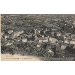 63 VOLVIC. Vue générale sur la Ville 1924