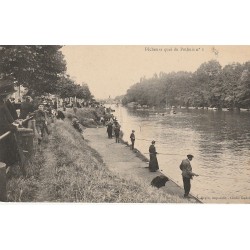 95 PONTOISE. Concours de Pêche quai du Pothuis 1912