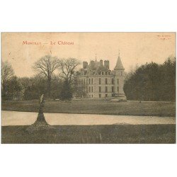 carte postale ancienne 03 MONTIGNY. Le Château 1912