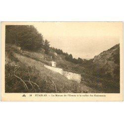 carte postale ancienne 22 ETABLES. La Plage du Moulin 1925