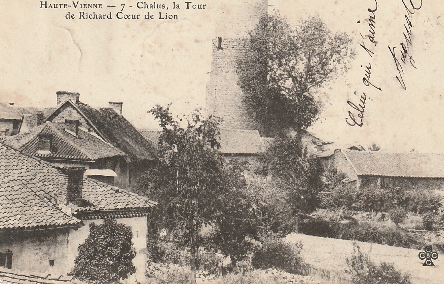 87 CHALUS. La Tour de Richard Coeur de Lion 1902