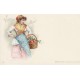 ITALIA. Carte postale Précurseur Litho 1900 Venditrice di Aranci.