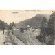 15 LE LIORAN avec train locomotive sortant du Tunnel 1907