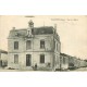 55 RANCOURT. Vue de la Mairie avec employé et enfants 1917