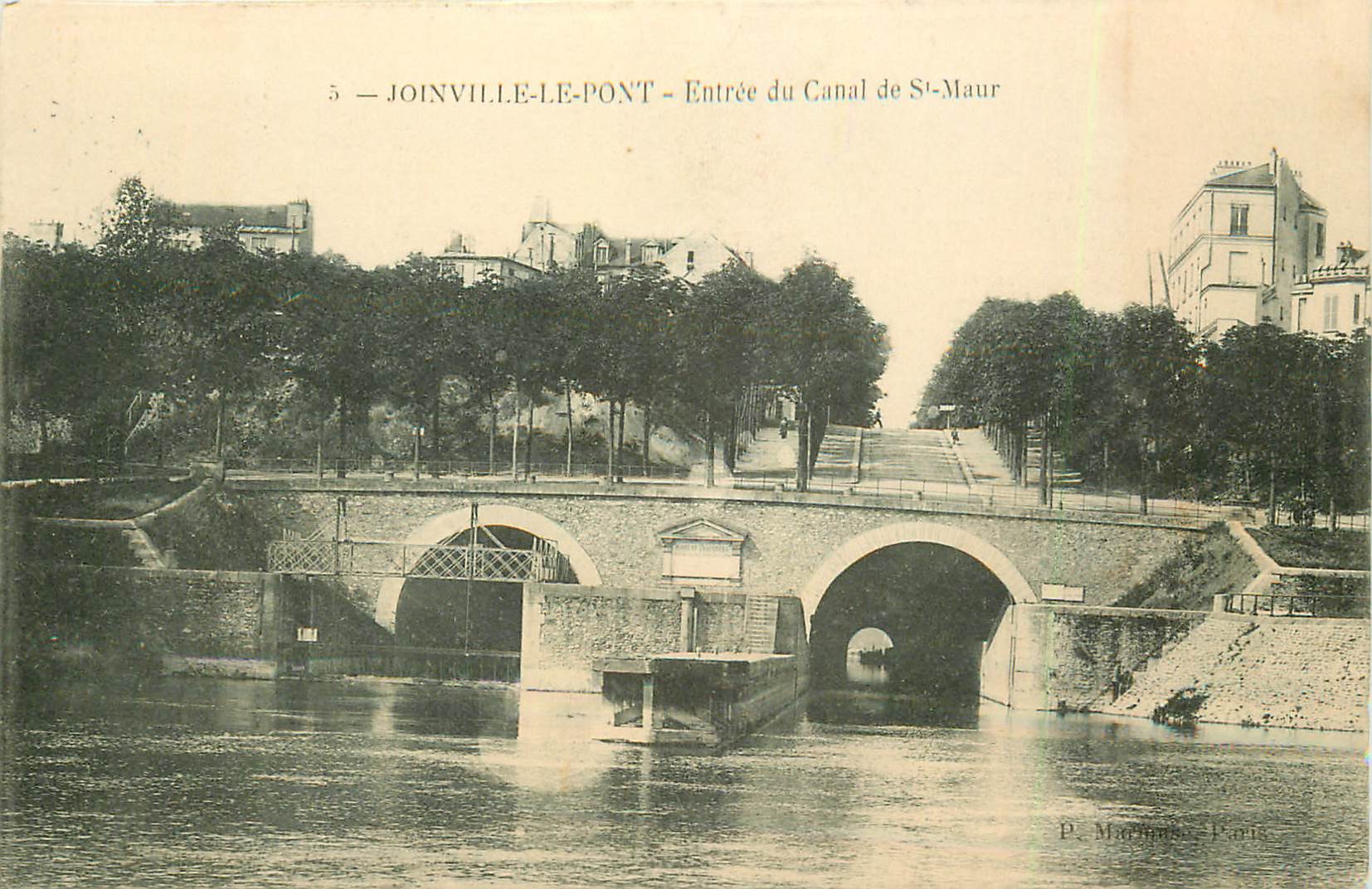 94 JOINVILLE-LE-PONT. Entrée du Canal de Saint-Maur 1905