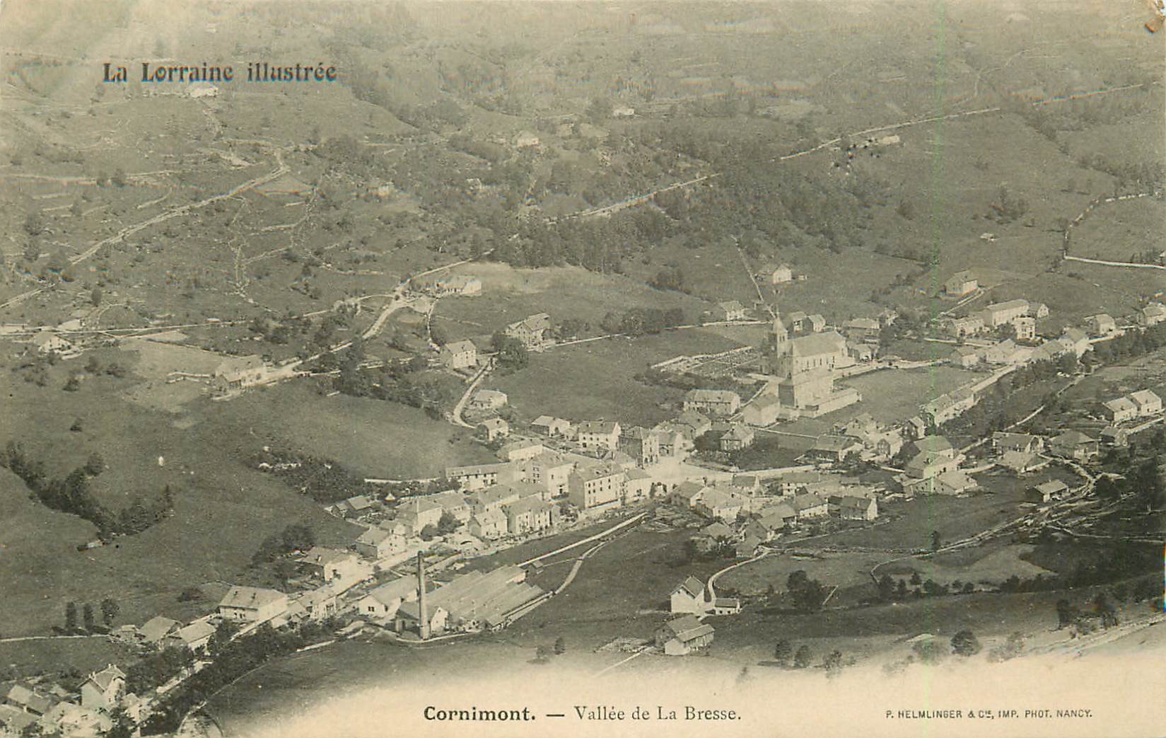 88 CORNIMONT. Vallée de la Bresse vers 1900