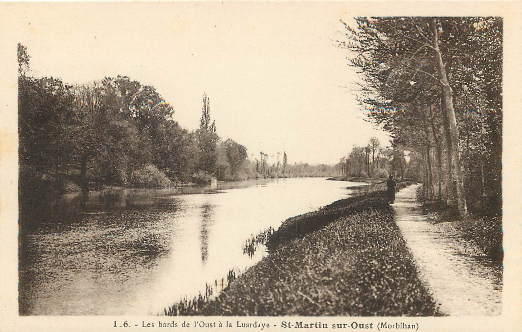 56 SAINT-MARTIN-SUR-OUST. Les bords de l'Oust à la Luarday