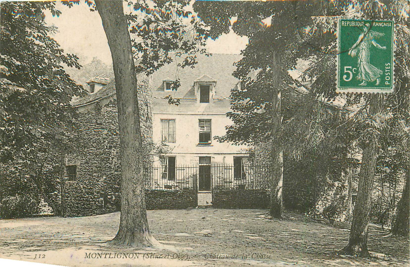 95 MONTLIGNON. Château de la Chasse 1913