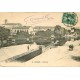 55 VERDUN. L'Ecluse avec chevaux de trait pour péniches 1911