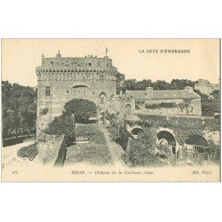 carte postale ancienne 22 DINAN. Château de la Duchesse Anne 1918
