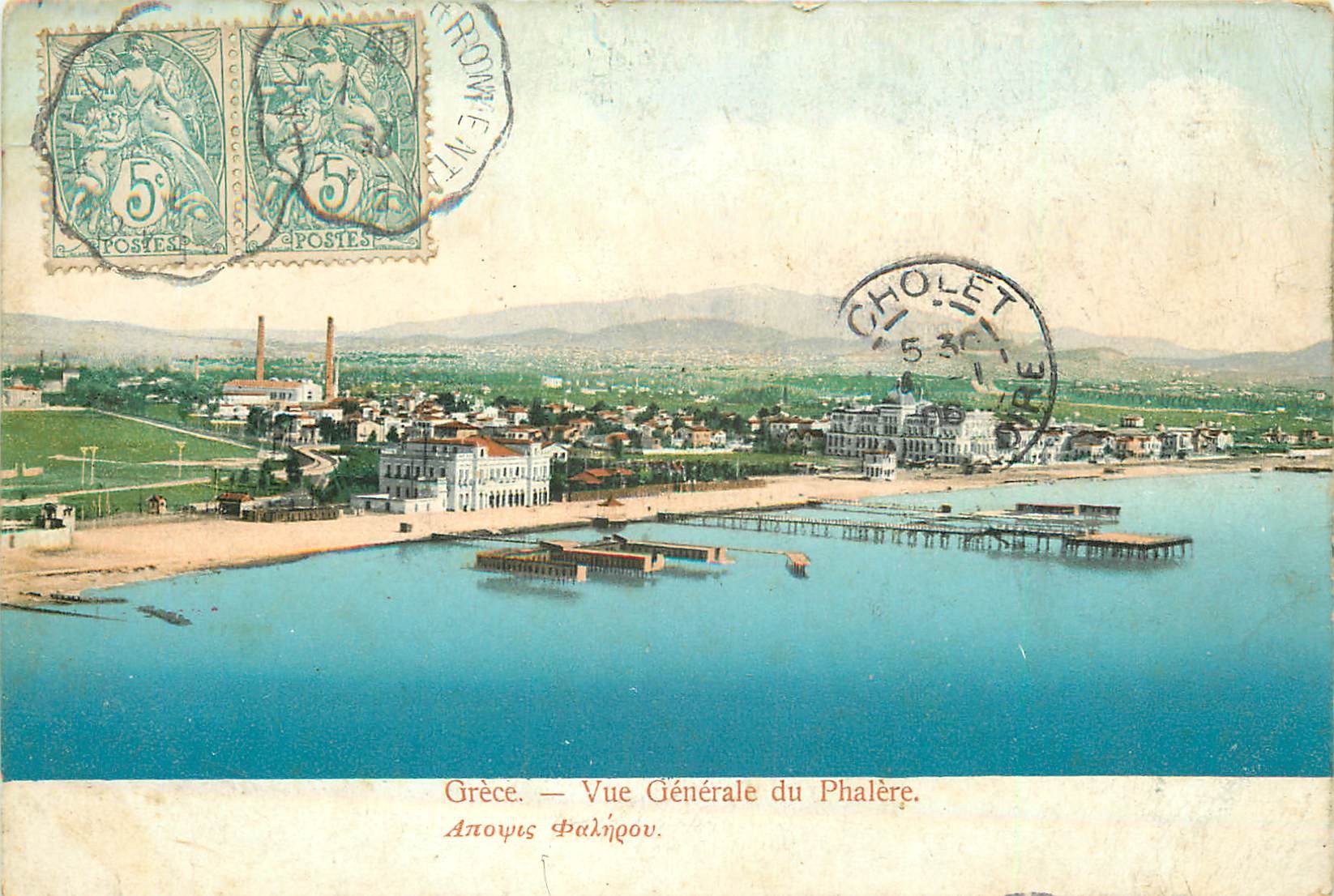GRECE. Vue générale du Phalère 1906