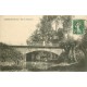 52 LANNES. Pont du Val-de-Gris animé dessus et dessous 1913