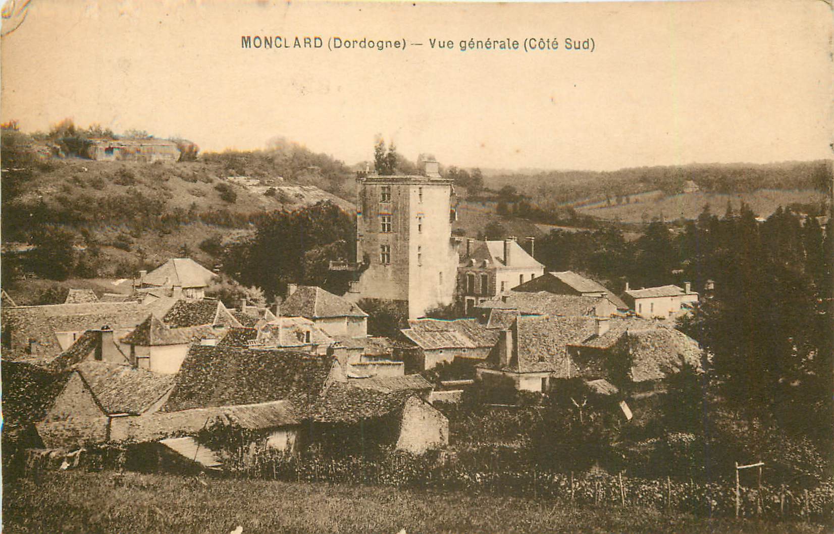 24 MONCLARD. Vue générale sur le Village 1949