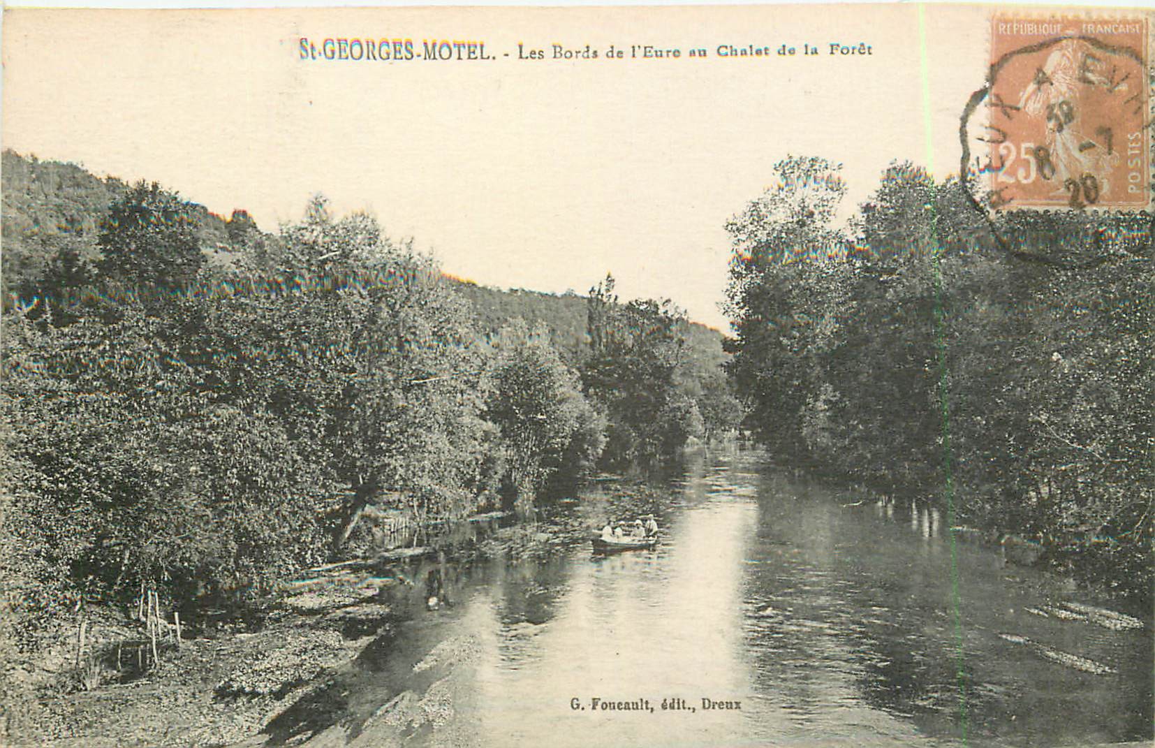 SAINT-GEORGES MOTEL. Canotage au Chalet de la Forêt 1928