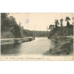 carte postale ancienne 22 DINAN. La Tranchée au Champ de Tir 1921