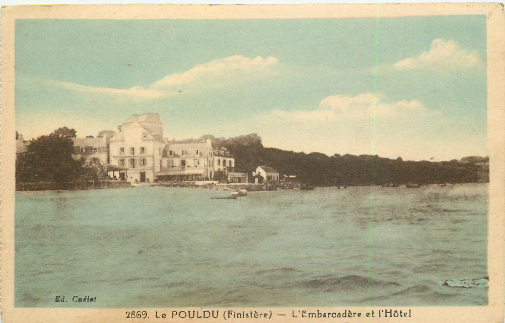 29 LE POULDU. L'Embarcadère et l'Hôtel 1932