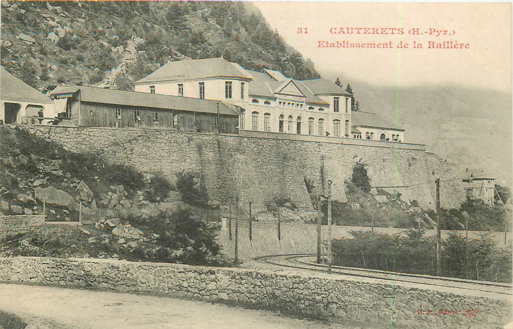 65 CAUTERETS. Etablissement de la Raillère