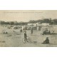 17 SAINT-GEORGES DE-DIDONNE. La Plage sous les Cabines 1906 Cycliste et Pêcheur de Crustacés